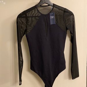 Abercrombie long-sleeve mesh bodysuit - XS